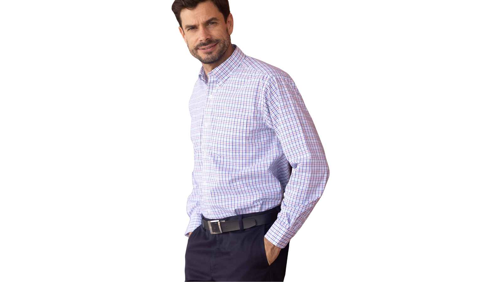 Camisa Ejecutiva Cuadros Tampico