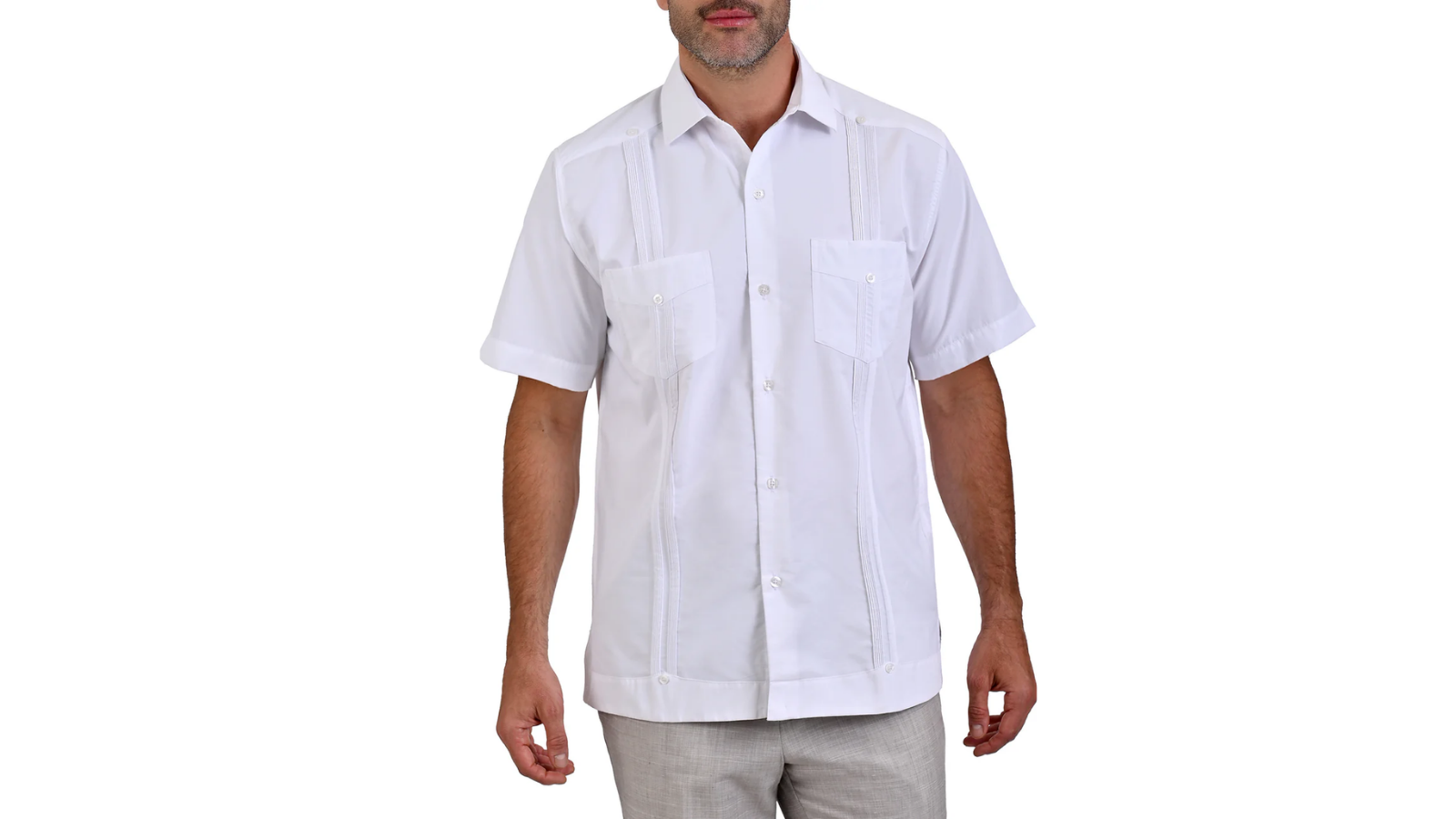 Guayabera Unisex Manga Corta
